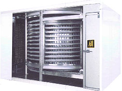 セルアライブシステム(CAS) +急速凍結装置　スパイラル式1000kg