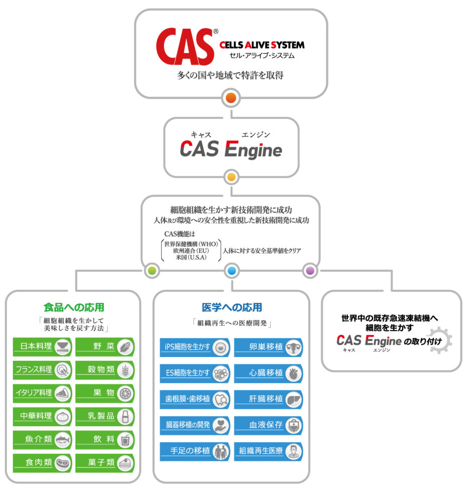 CASの応用分野